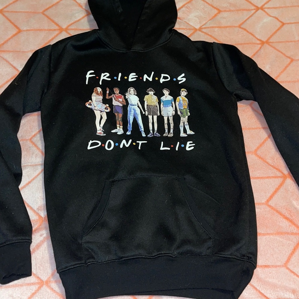 Stranger things friends don’t lie hoodie